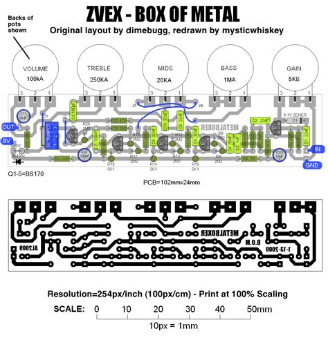 zvex box of metal schematic|Guitar FX Layouts: ZVex Box of Rock .